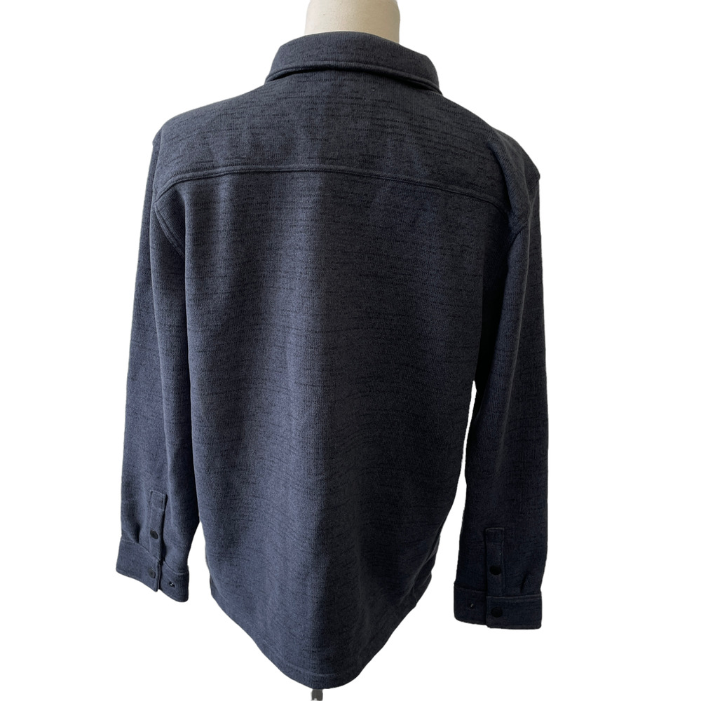 Prana Gray Lightweight Shirt Jacket View 5